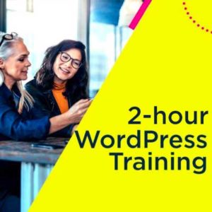 2-hour wordress website training sydney