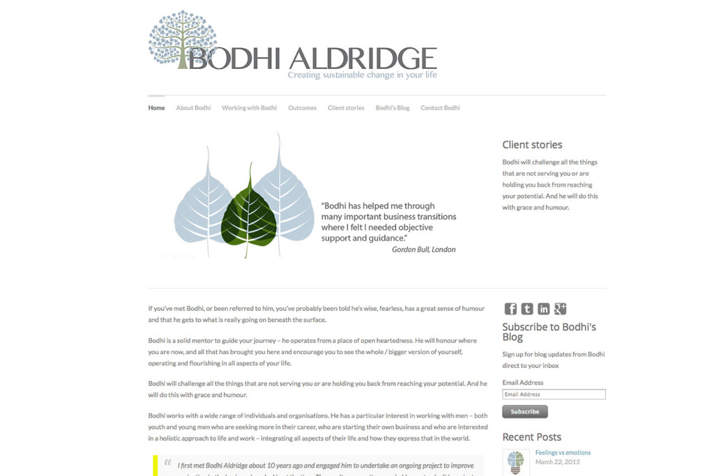 Bodhi Aldridge Mentor. Love Communications